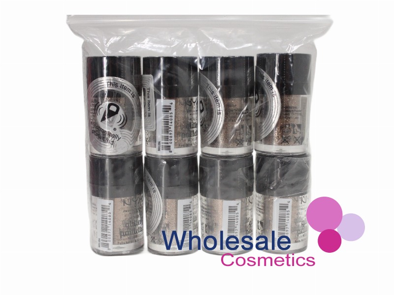 8 x NYX Professional Makeup Metallic Glitter Paillettes - 04 GOLDSTONE